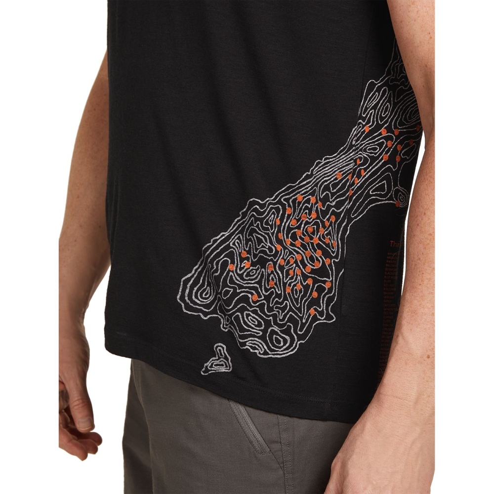 Icebreaker Mer 150 TechLite SS Tee 30th Anniver Black IB0A57C3-0011 shirts en tops online bestellen bij Kathmandu Outdoor & Travel