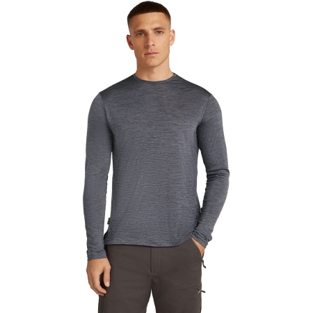 Icebreaker  Mer 125 Cool-Lite Sphere III LS Tee Navy Hthr