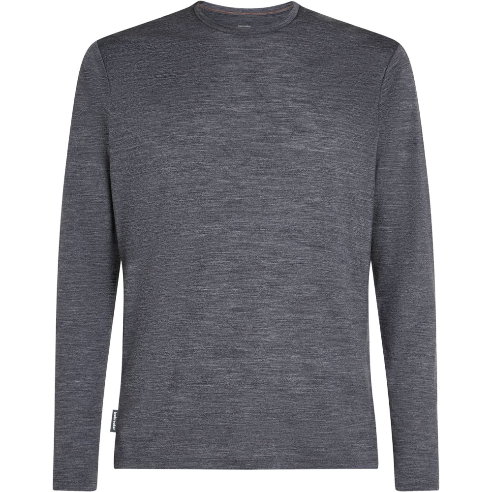 Icebreaker Mer 125 Cool-Lite Sphere III LS Tee Navy Hthr IB0A56ZL-4401 shirts en tops online bestellen bij Kathmandu Outdoor & Travel