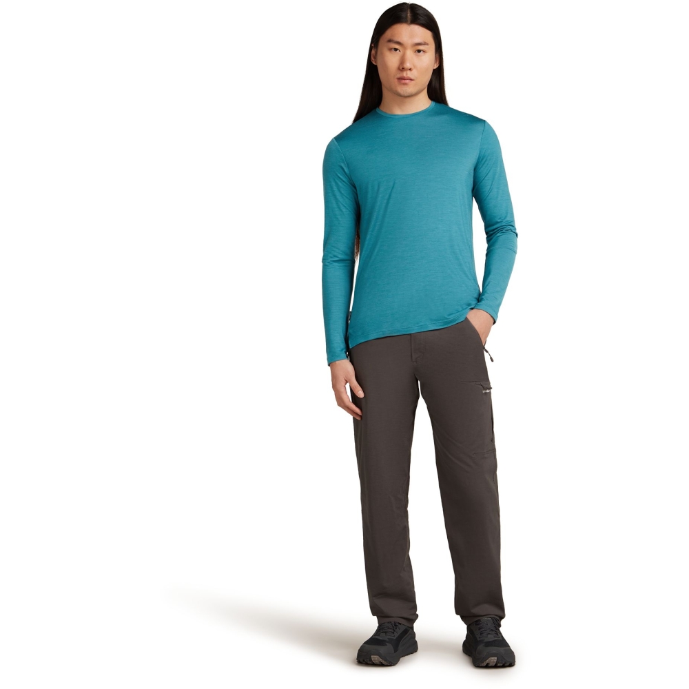 Icebreaker Mer 125 Cool-Lite Sphere III LS Tee Topaz IB0A56ZL-0GQ1 shirts en tops online bestellen bij Kathmandu Outdoor & Travel