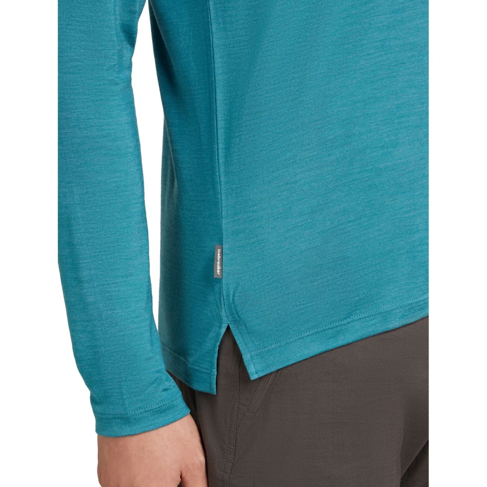 Icebreaker Mer 125 Cool-Lite Sphere III LS Tee Topaz IB0A56ZL-0GQ1 shirts en tops online bestellen bij Kathmandu Outdoor & Travel