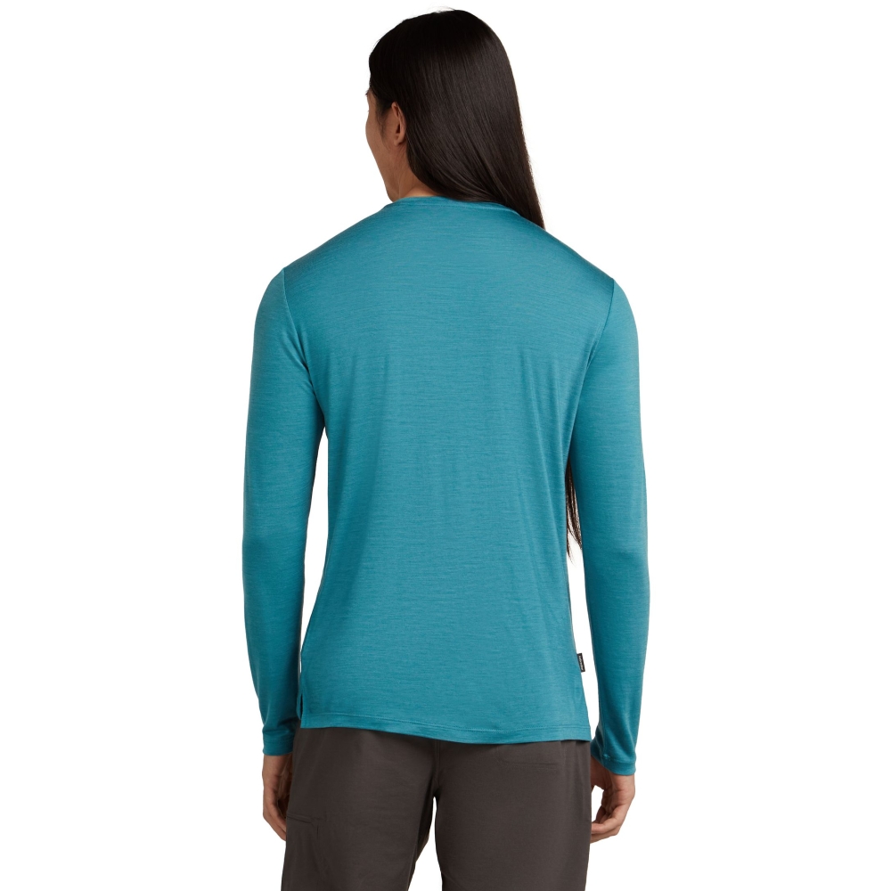 Icebreaker Mer 125 Cool-Lite Sphere III LS Tee Topaz IB0A56ZL-0GQ1 shirts en tops online bestellen bij Kathmandu Outdoor & Travel