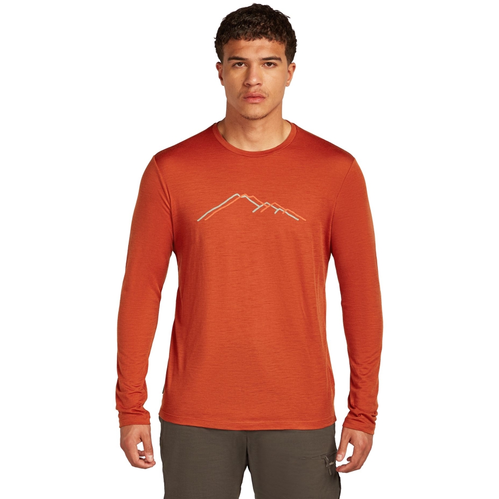 Icebreaker Mer 150 Tech Lite LS Tee Rain Ridge Agate IB0A57C5-0GS1 shirts en tops online bestellen bij Kathmandu Outdoor & Travel