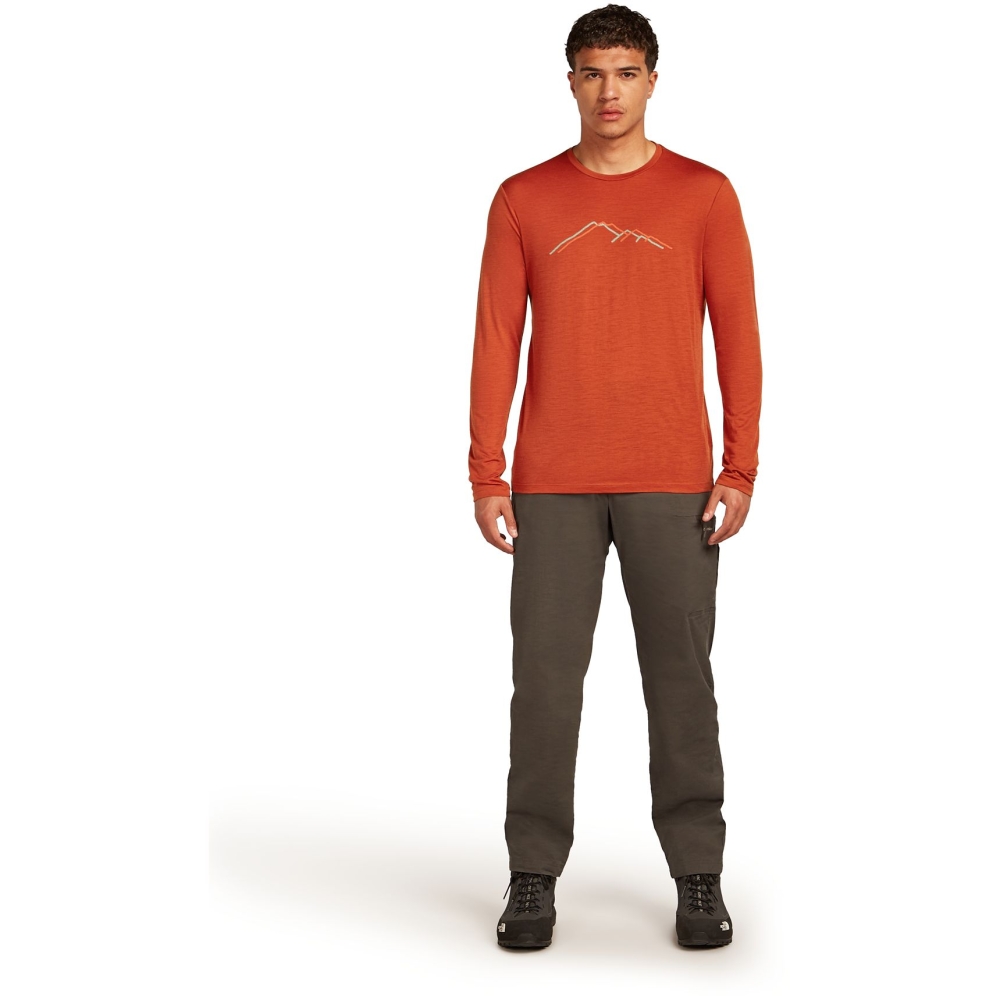 Icebreaker Mer 150 Tech Lite LS Tee Rain Ridge Agate IB0A57C5-0GS1 shirts en tops online bestellen bij Kathmandu Outdoor & Travel