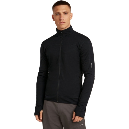 Icebreaker  Mer 300 RealFleece Descend LS Zip Black