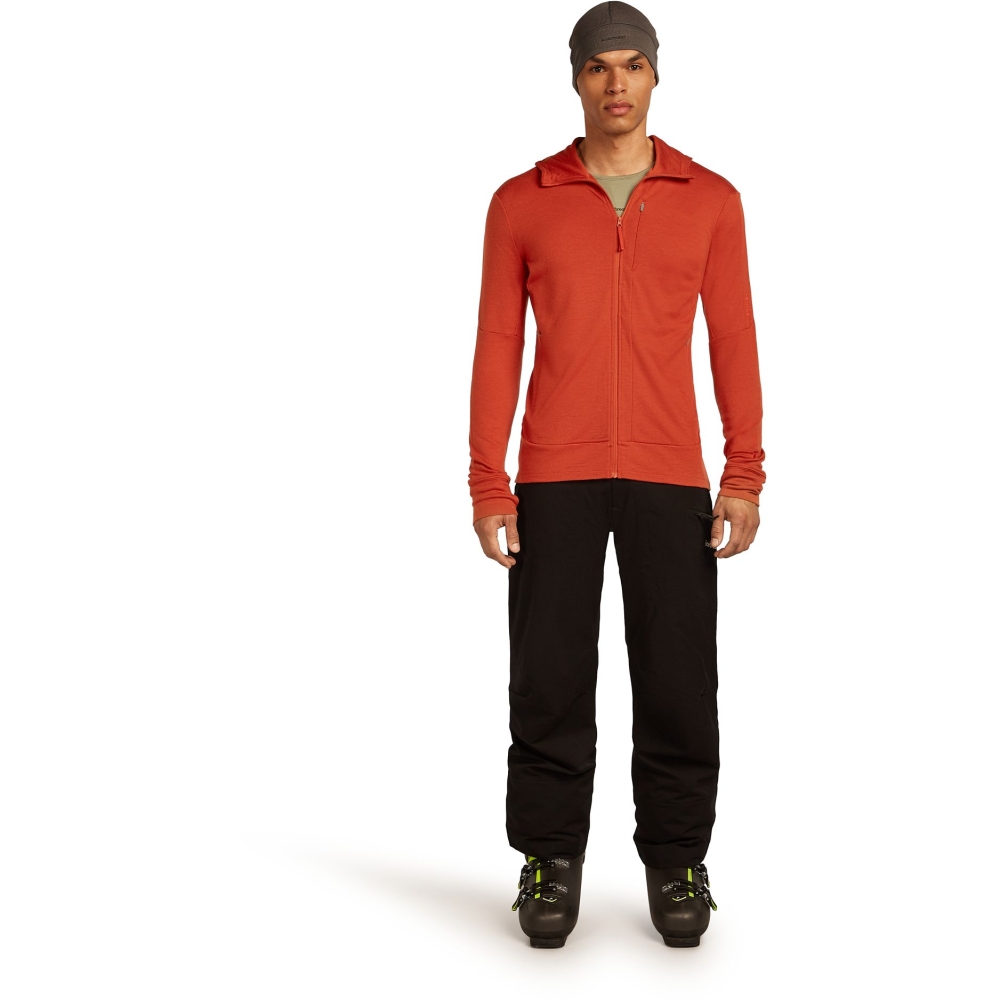 Icebreaker Mer 260 Quantum IV LS Zip Hoodie Agate IBBA56W2-0GS1 fleeces en truien online bestellen bij Kathmandu Outdoor & Travel