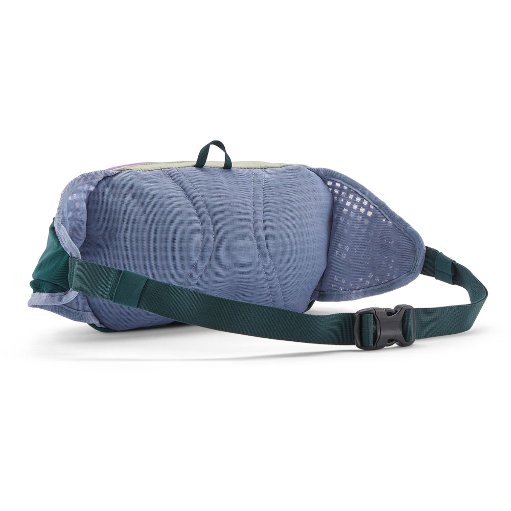 Patagonia Terravia Hip Pack Patchwork: Barnacle Blue 49021-PWBC-ALL tassen online bestellen bij Kathmandu Outdoor & Travel