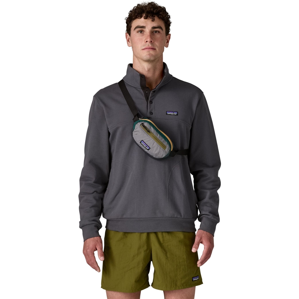 Patagonia Terravia Mini Hip Pack Patchwork: Noble Grey 49448-PWNO-ALL tassen online bestellen bij Kathmandu Outdoor & Travel