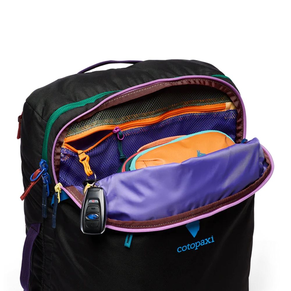 Cotopaxi Allpa 42L Travel Pack Del Dia Dark A42-DDD-53 reistassen online bestellen bij Kathmandu Outdoor & Travel