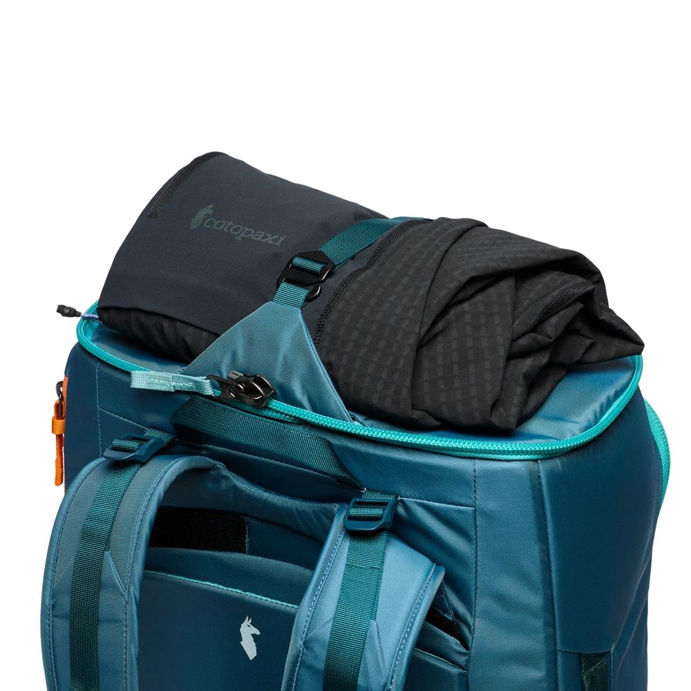 Cotopaxi Allpa 50L Adventure Travel Pack Blue Spruce And Abyss A50A-SPABY-53 reistassen online bestellen bij Kathmandu Outdoor & Travel