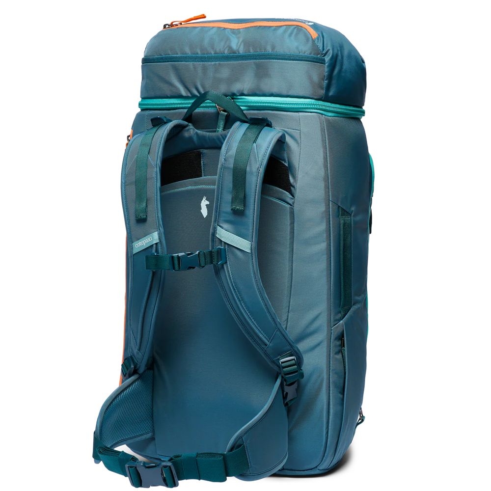 Cotopaxi Allpa 50L Adventure Travel Pack Blue Spruce And Abyss A50A-SPABY-53 reistassen online bestellen bij Kathmandu Outdoor & Travel