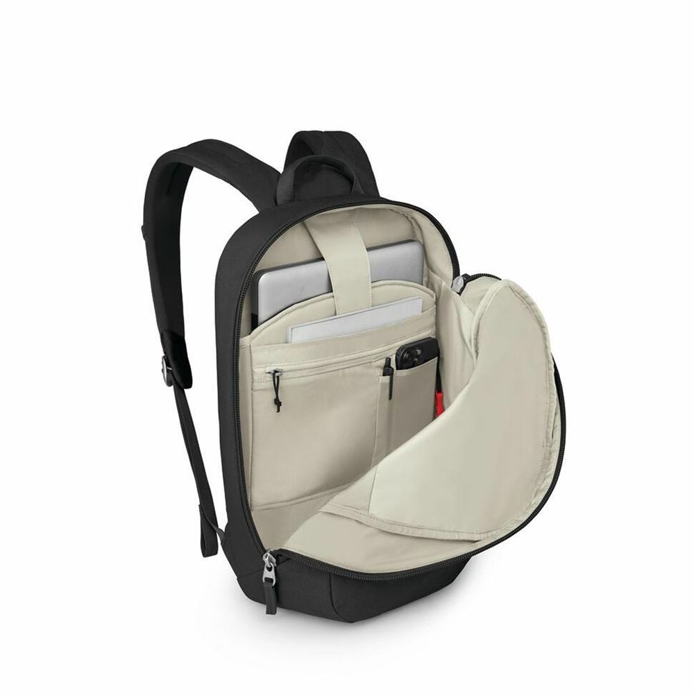 Osprey Arcane Large Day Black 10006538 dagrugzakken online bestellen bij Kathmandu Outdoor & Travel