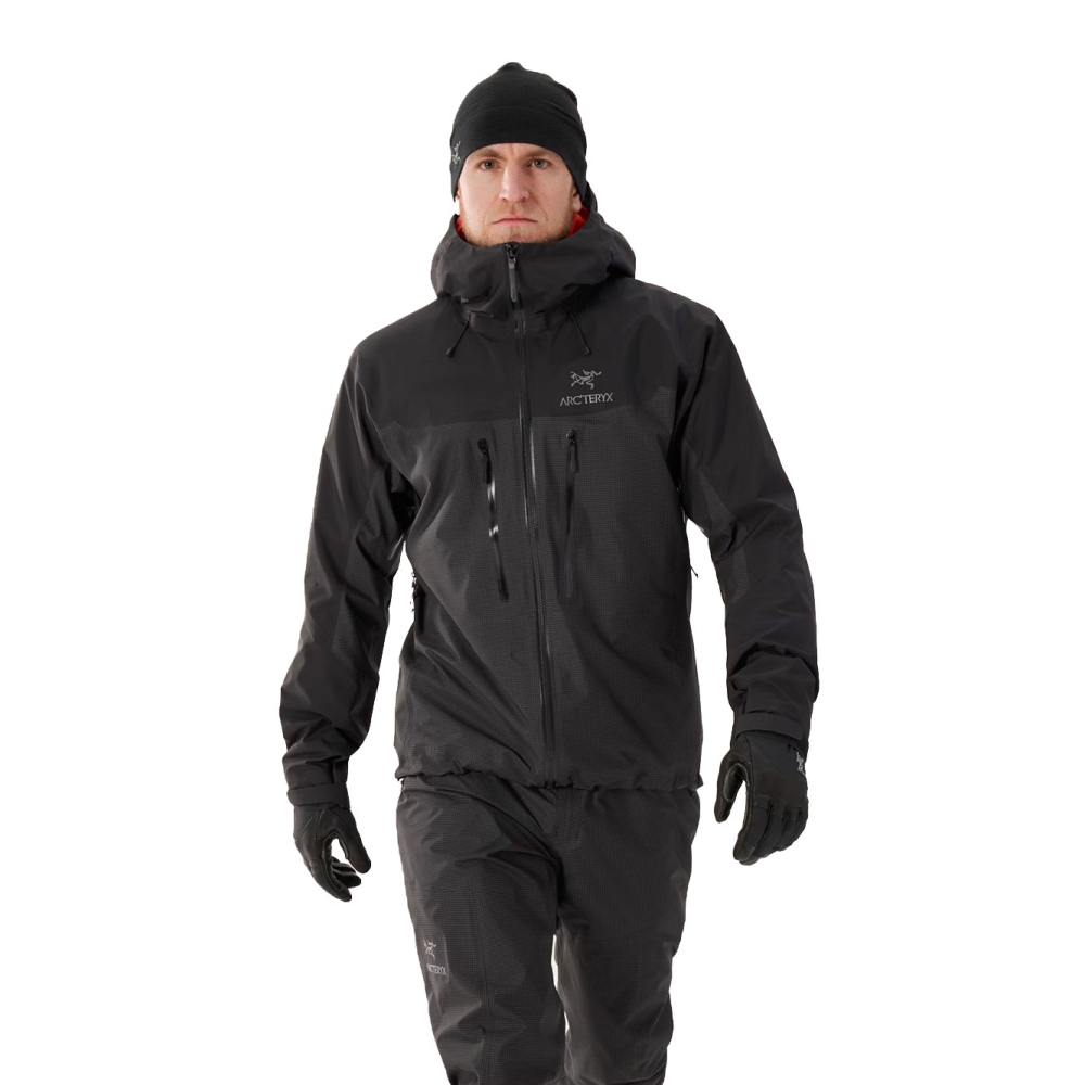 Arc'teryx Alpha Jacket Graphite/Black 9898-Graphite/Black jassen online bestellen bij Kathmandu Outdoor & Travel