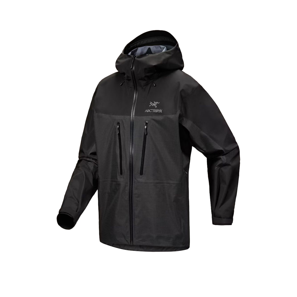 Arc'teryx Alpha Jacket Graphite/Black 9898-Graphite/Black jassen online bestellen bij Kathmandu Outdoor & Travel