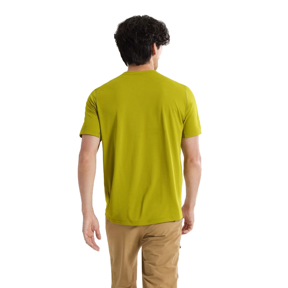Arc'teryx Cormac Crew SS Olive Moss Heather 9718-Olive Moss Heat shirts en tops online bestellen bij Kathmandu Outdoor & Travel