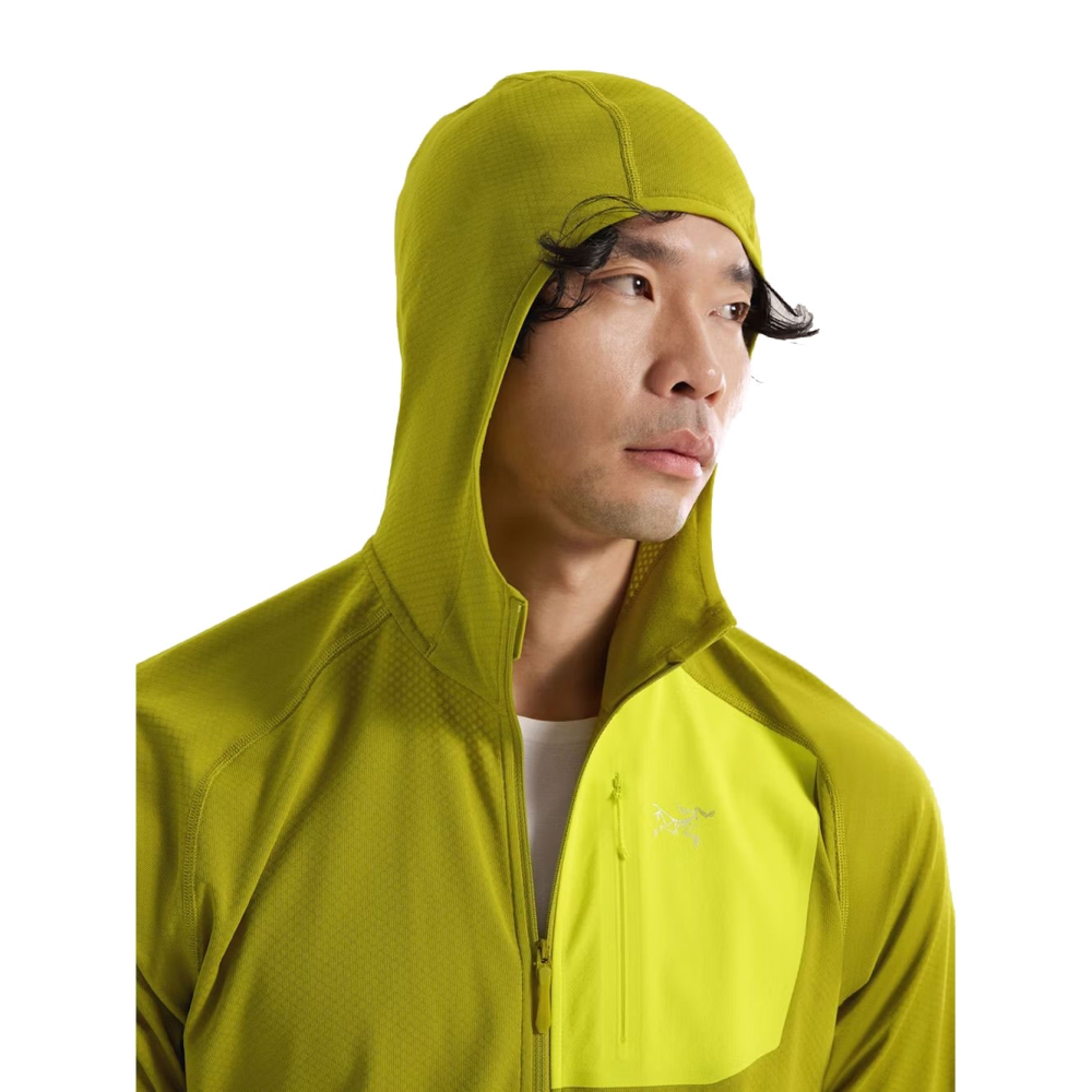 Arc'teryx Delta Hoody Olive Moss / Euphoria 10551-Olive Moss / E fleeces en truien online bestellen bij Kathmandu Outdoor & Travel