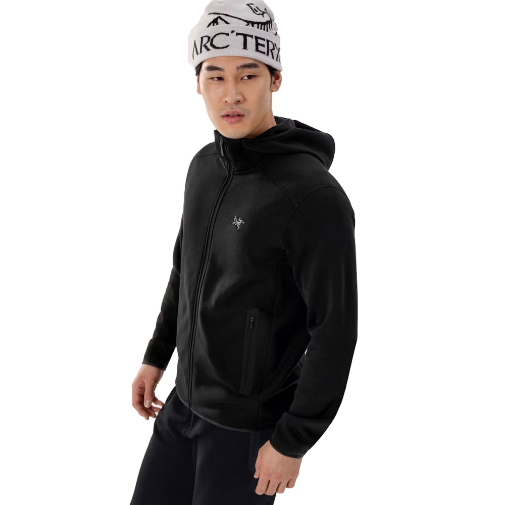 Arc'teryx Kyanite Hoody Black 8446-Black fleeces en truien online bestellen bij Kathmandu Outdoor & Travel