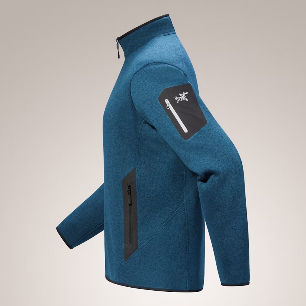 Arc'teryx Covert Cardigan Lodestar Heather 10361-Lodestar Heath fleeces en truien online bestellen bij Kathmandu Outdoor & Travel