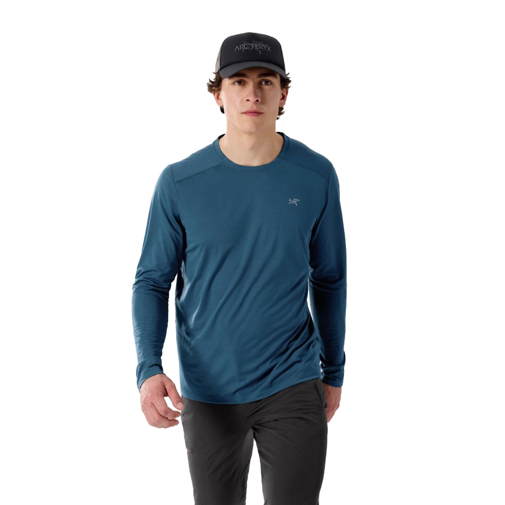 Arc'teryx Cormac Crew LS Nightscape Heather 9719-Nightscape Heat shirts en tops online bestellen bij Kathmandu Outdoor & Travel