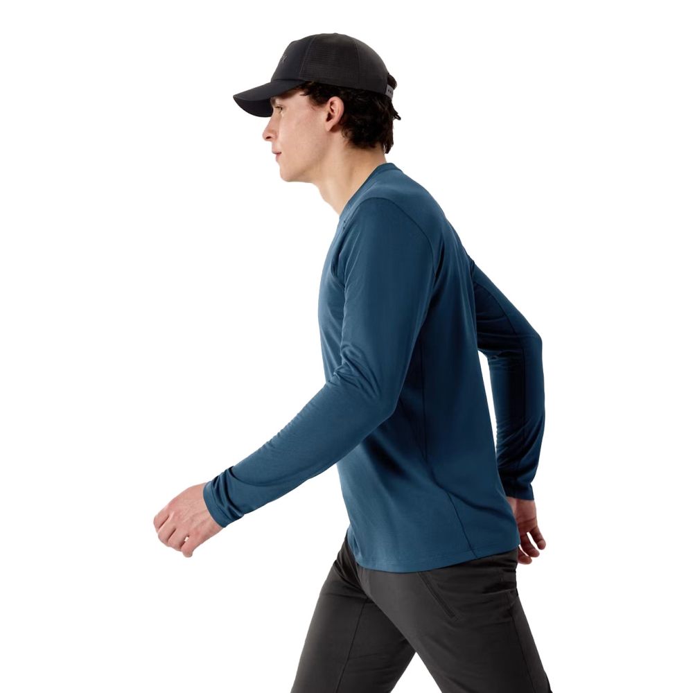 Arc'teryx Cormac Crew LS Nightscape Heather 9719-Nightscape Heat shirts en tops online bestellen bij Kathmandu Outdoor & Travel