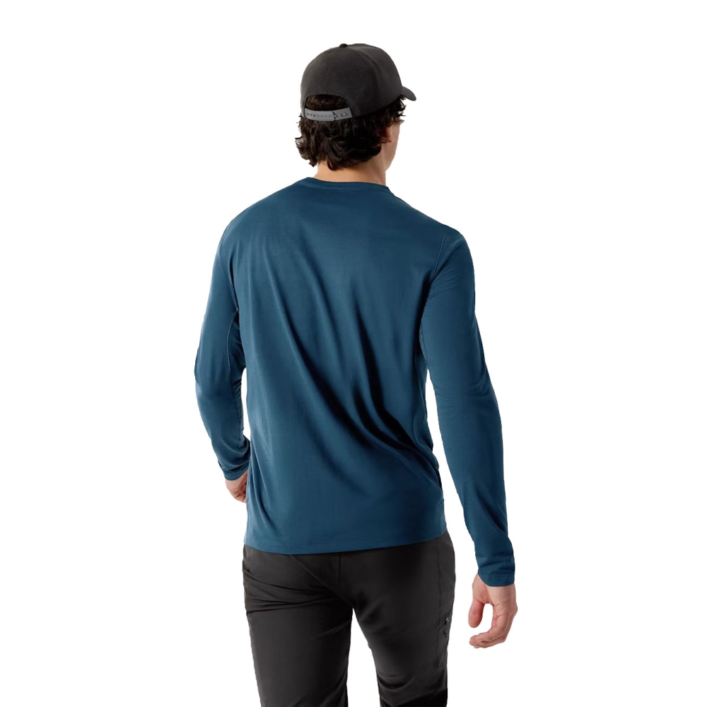 Arc'teryx Cormac Crew LS Nightscape Heather 9719-Nightscape Heat shirts en tops online bestellen bij Kathmandu Outdoor & Travel
