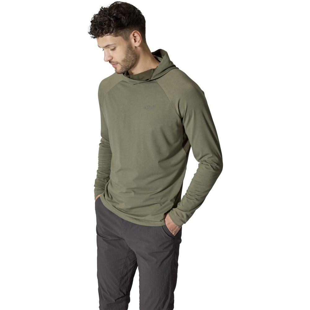 Rab Rivelin Hoody Light Khaki QFG-43-LKH fleeces en truien online bestellen bij Kathmandu Outdoor & Travel