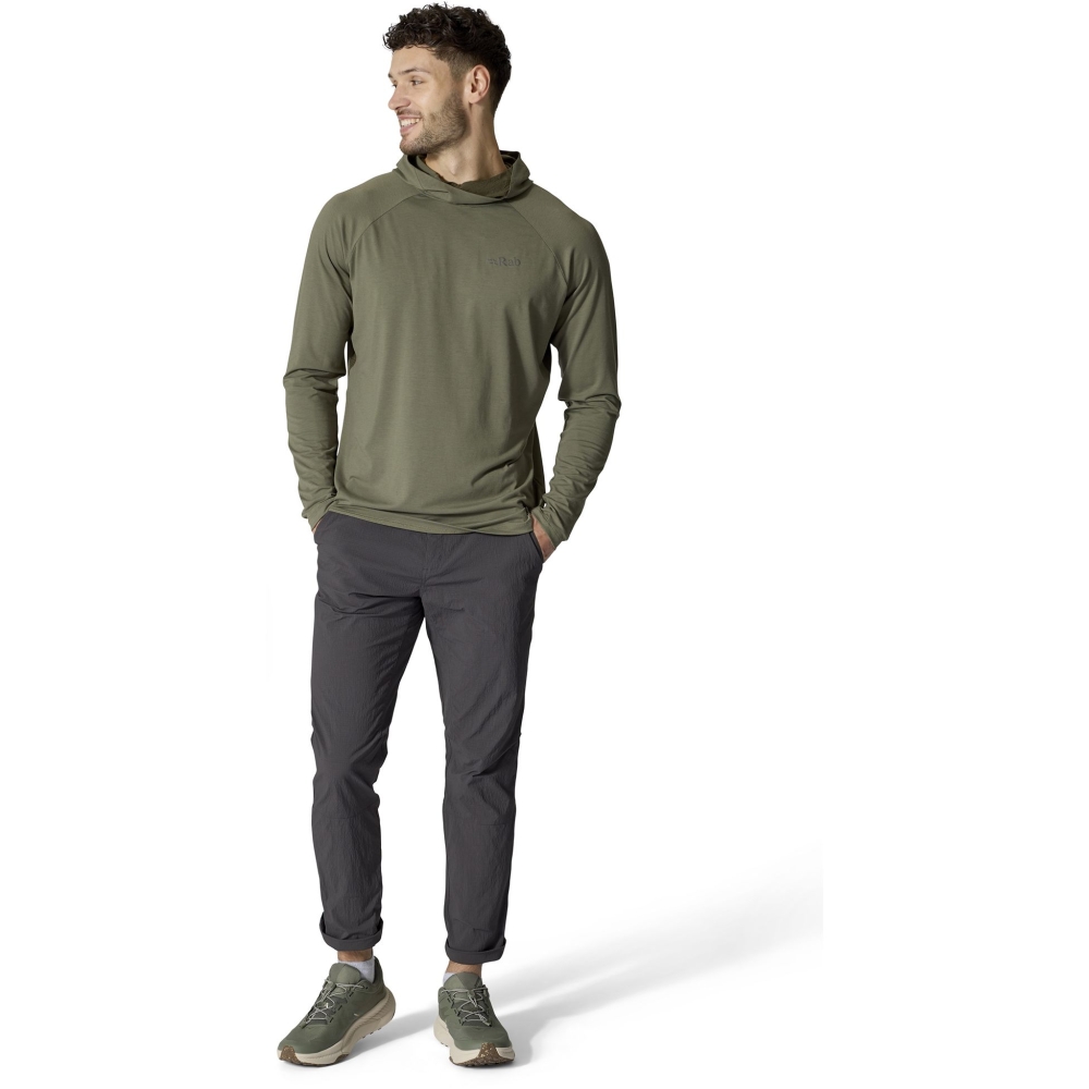 Rab Rivelin Hoody Light Khaki QFG-43-LKH fleeces en truien online bestellen bij Kathmandu Outdoor & Travel