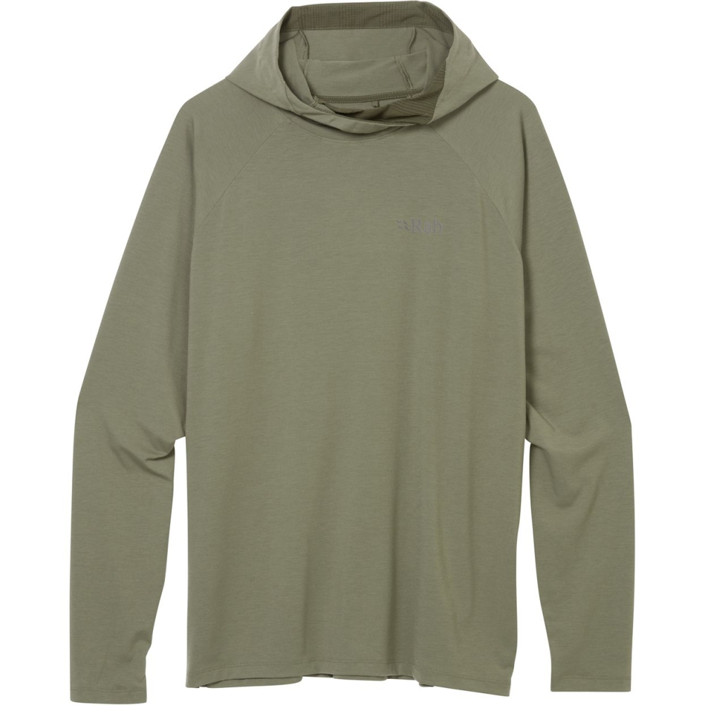 Rab Rivelin Hoody Light Khaki QFG-43-LKH fleeces en truien online bestellen bij Kathmandu Outdoor & Travel