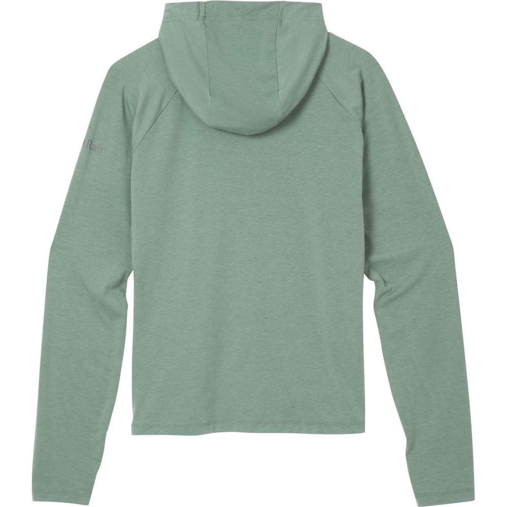 Rab Rivelin Hoody Women's Sage QFG-44-SGE fleeces en truien online bestellen bij Kathmandu Outdoor & Travel