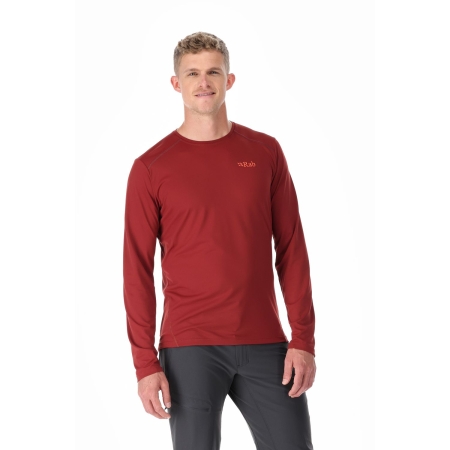 Rab  Force LS Tee Oxblood Red