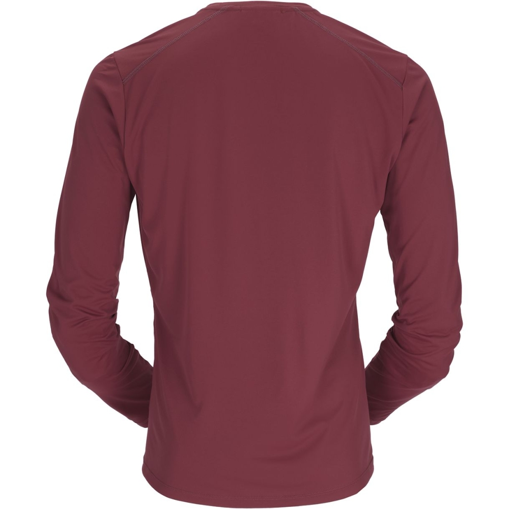 Rab Force LS Tee Oxblood Red QBL-07-OXB shirts en tops online bestellen bij Kathmandu Outdoor & Travel