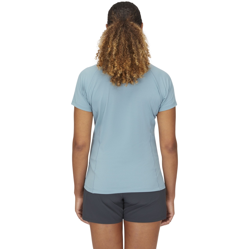 Rab Sonic Tee Women's Citadel QBL-02-CIT shirts en tops online bestellen bij Kathmandu Outdoor & Travel