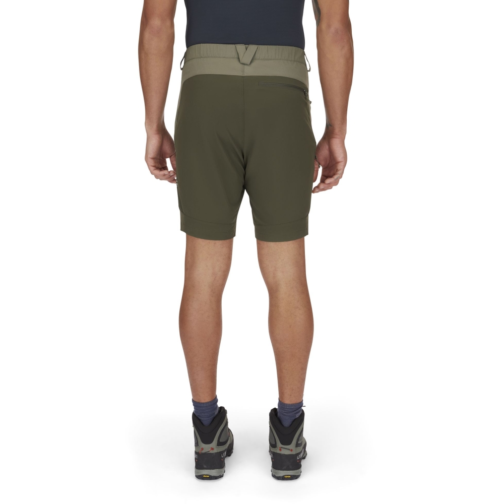 Rab Torque Mountain Shorts Light Khaki/Army QFV-96-LKA broeken online bestellen bij Kathmandu Outdoor & Travel