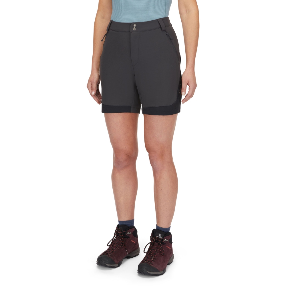 Rab Torque Mountain Shorts Women's Anthracite/Black QFV-97-ANB broeken online bestellen bij Kathmandu Outdoor & Travel