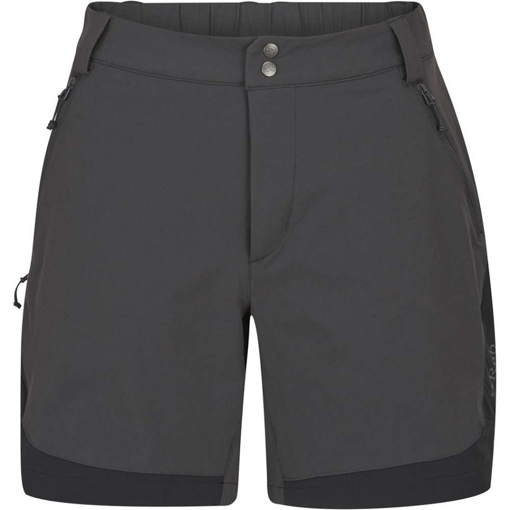 Rab Torque Mountain Shorts Women's Anthracite/Black QFV-97-ANB broeken online bestellen bij Kathmandu Outdoor & Travel