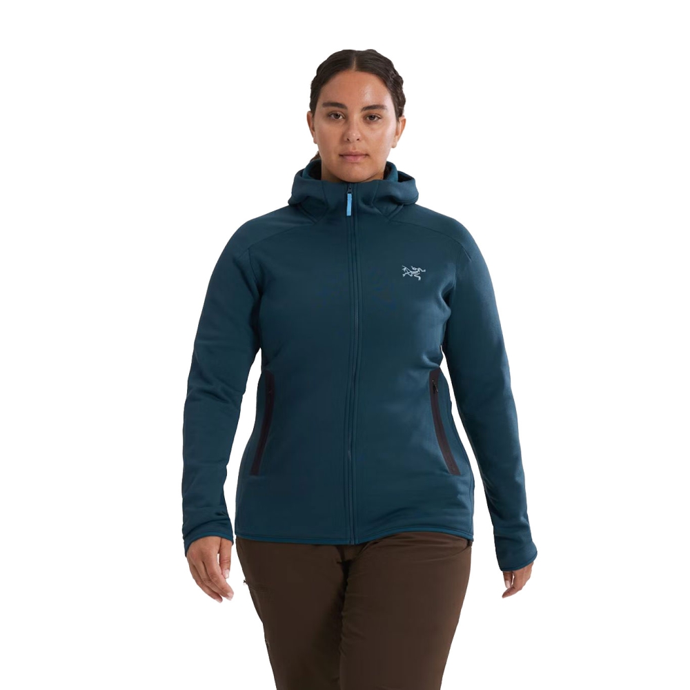 Arc'teryx Arc'teryx Kyanite Hoody Women's 8535-Midnight Frost fleeces en truien  Arc'teryx Kyanite Hoody Women's Midnight Frost 8535-Midnight Frost fleeces en truien online bestellen bij Kathmandu Outdoor & Travel