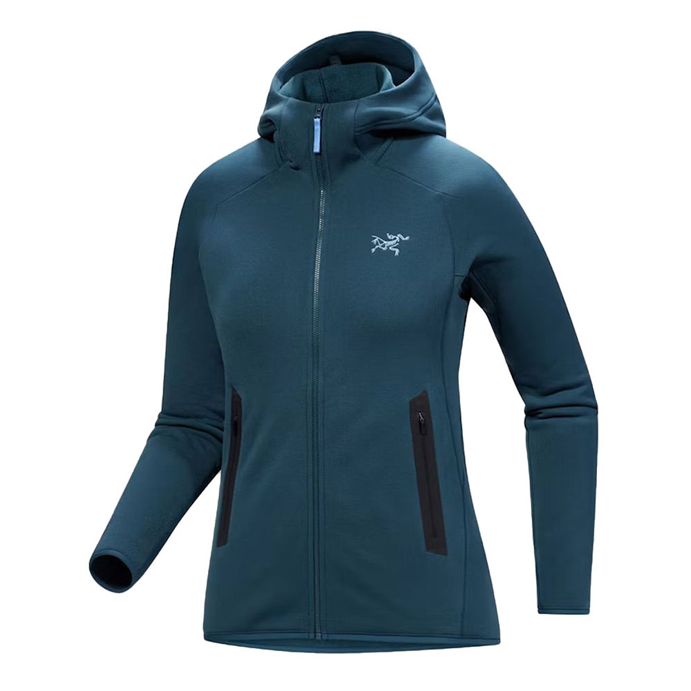 Arc'teryx Arc'teryx Kyanite Hoody Women's 8535-Midnight Frost fleeces en truien  Arc'teryx Kyanite Hoody Women's Midnight Frost 8535-Midnight Frost fleeces en truien online bestellen bij Kathmandu Outdoor & Travel