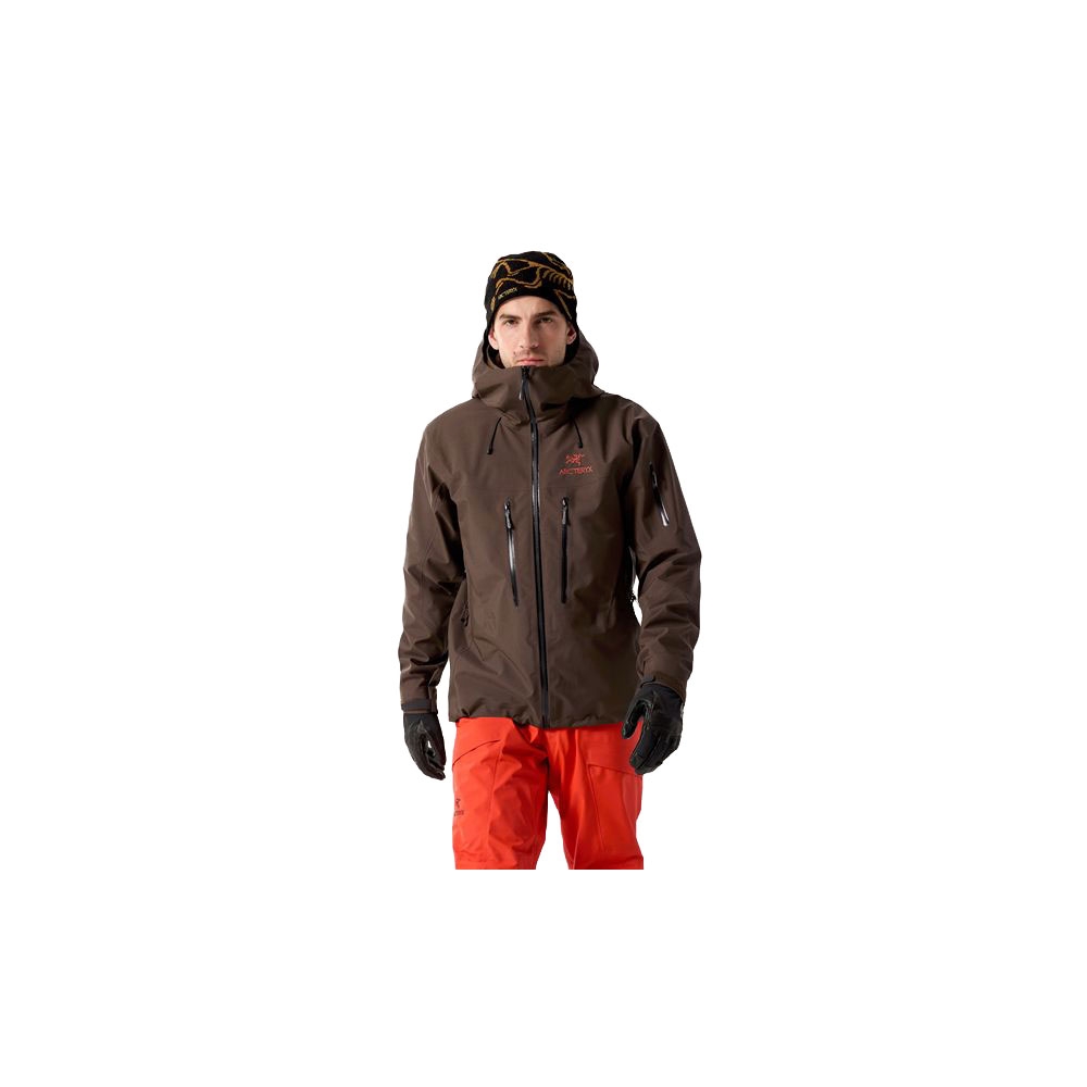 Arc'teryx Alpha SV Jacket Carob / Blk / Dynasty 9899-Carob / Blk / D jassen online bestellen bij Kathmandu Outdoor & Travel
