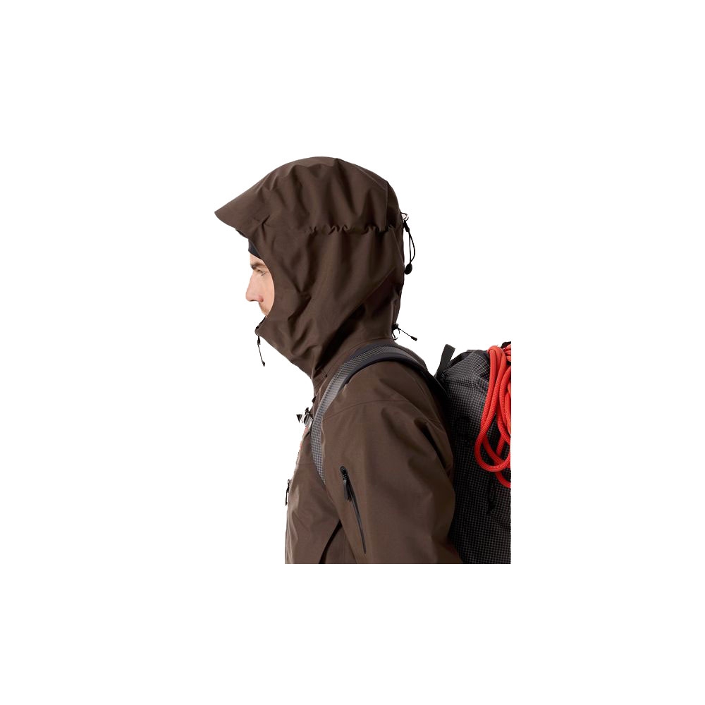 Arc'teryx Alpha SV Jacket Carob / Blk / Dynasty 9899-Carob / Blk / D jassen online bestellen bij Kathmandu Outdoor & Travel