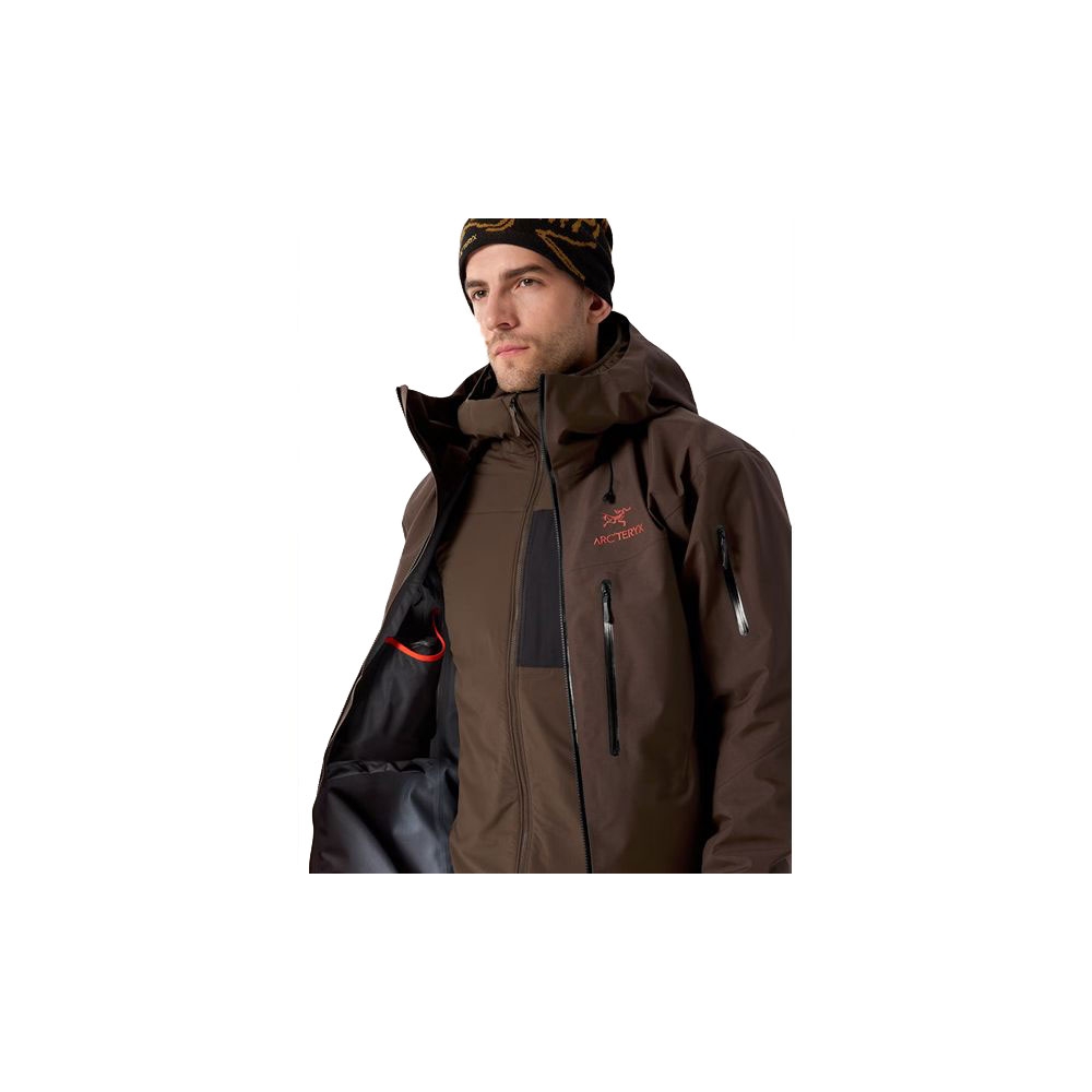 Arc'teryx Alpha SV Jacket Carob / Blk / Dynasty 9899-Carob / Blk / D jassen online bestellen bij Kathmandu Outdoor & Travel