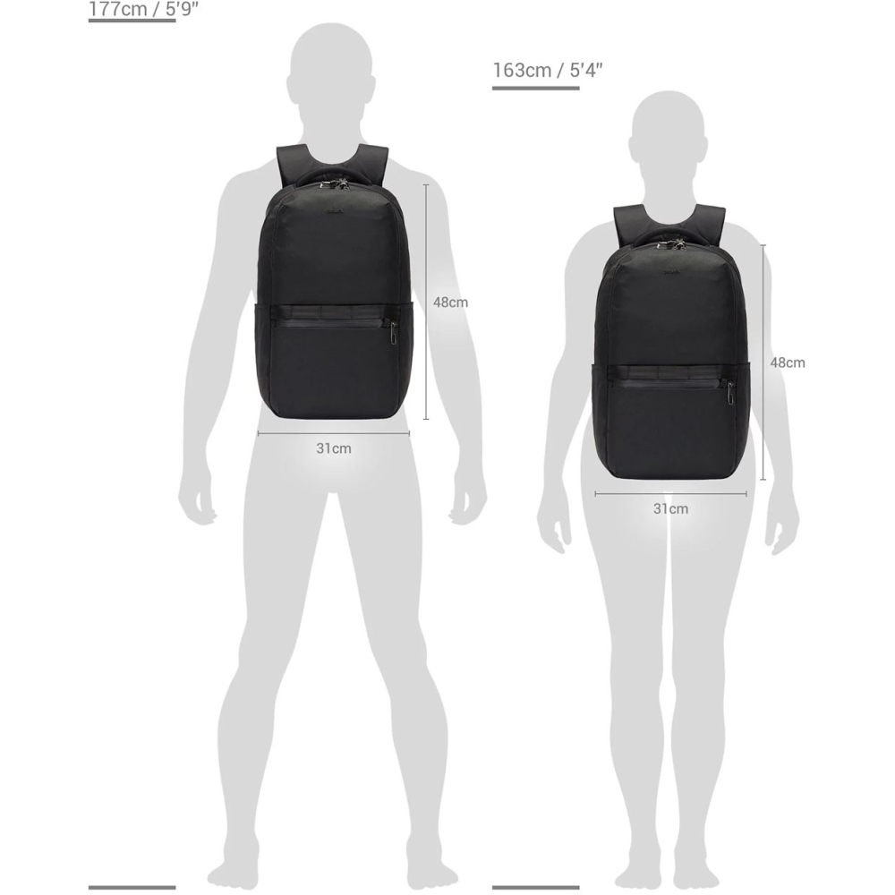 Pacsafe Pacsafe X 25L Backpack Black 30645100 dagrugzakken online bestellen bij Kathmandu Outdoor & Travel
