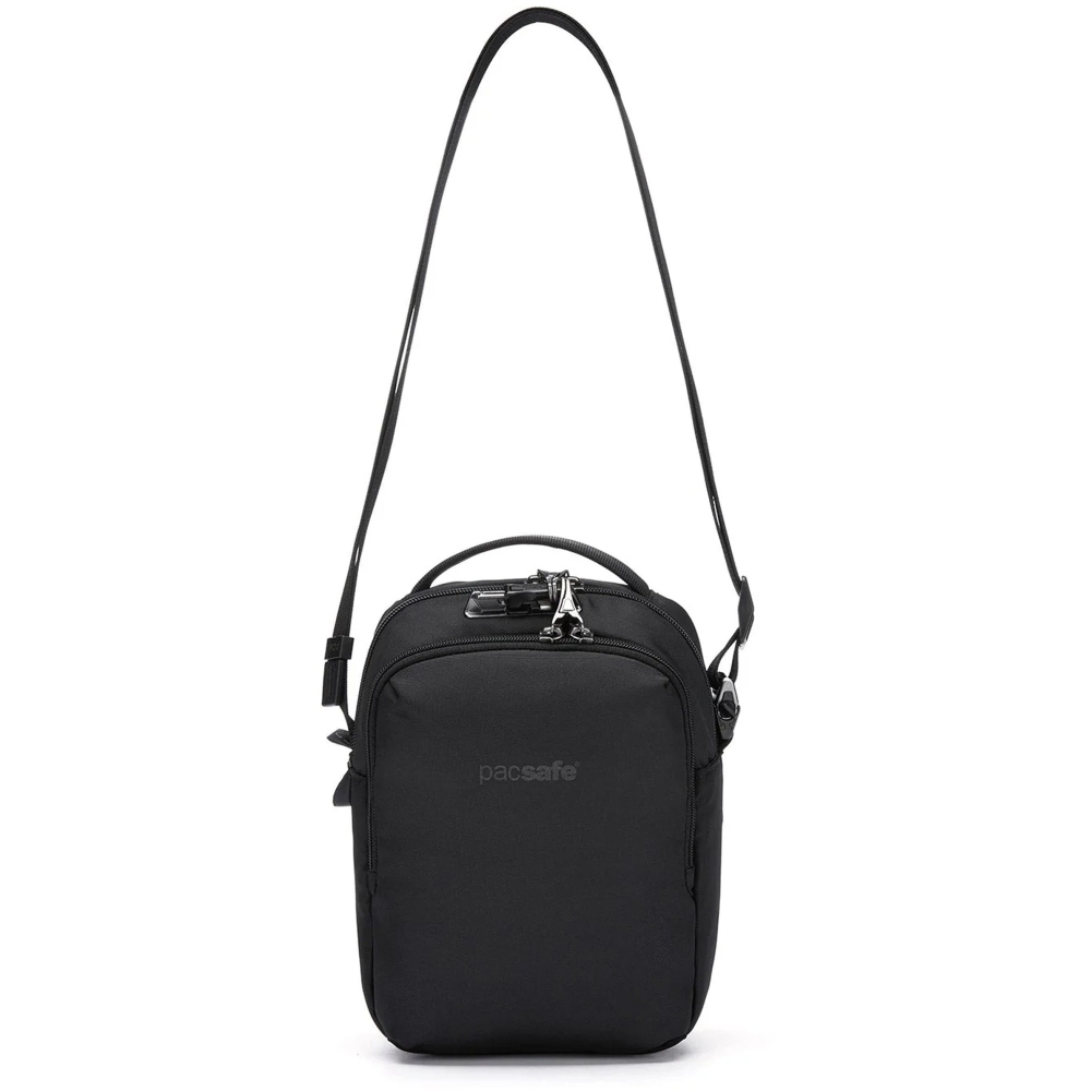Pacsafe Pacsafe V Companion Crossbody Jet Black 61105130 tassen online bestellen bij Kathmandu Outdoor & Travel
