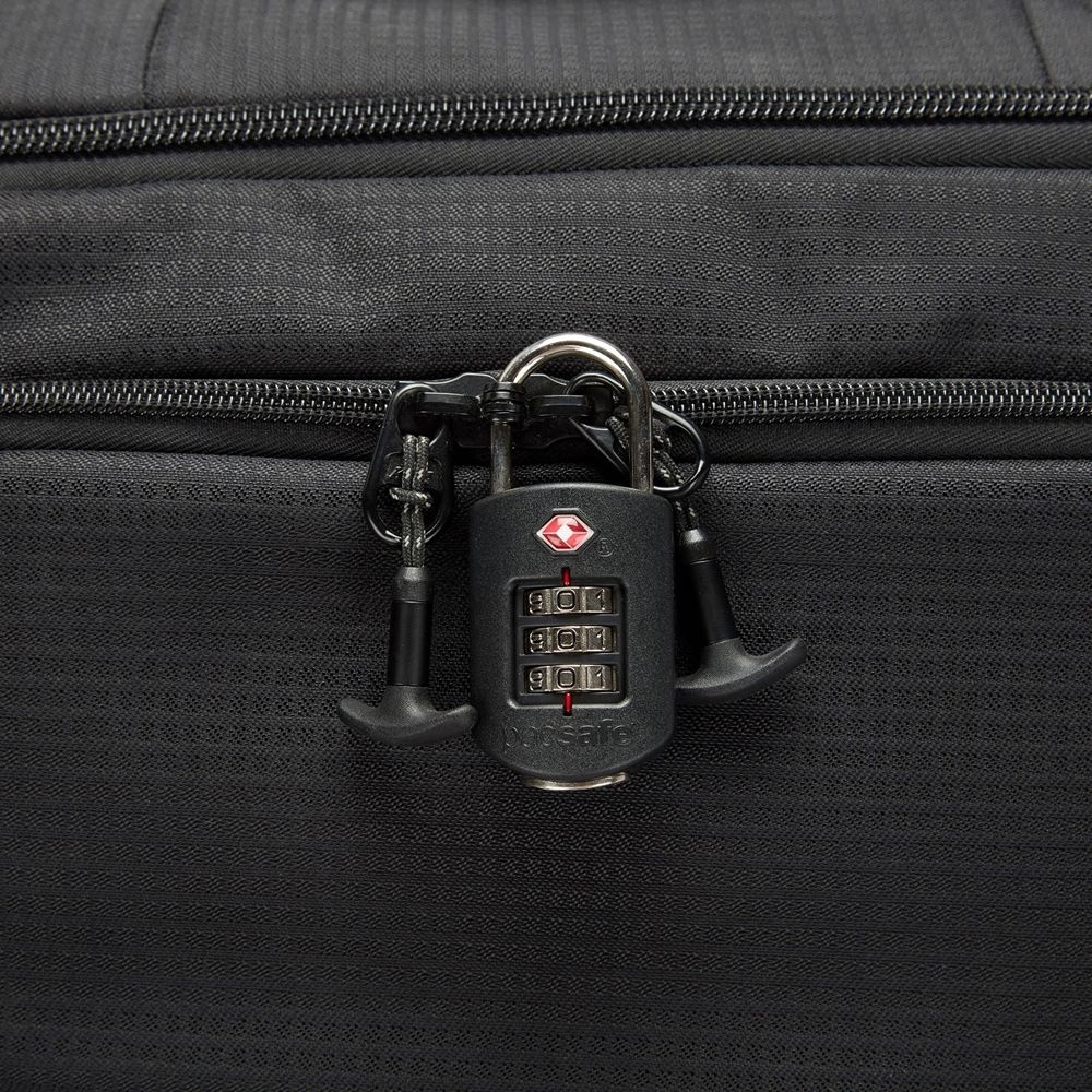 Pacsafe Prosafe 1000 Combination Padlock Black 10260100 reisaccessoires online bestellen bij Kathmandu Outdoor & Travel