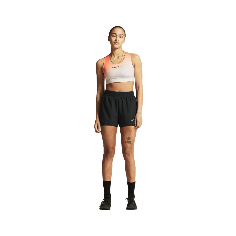 Craft Adv Essence 2 in 1 Shorts 2 Women's Black 1915946-999000 broeken online bestellen bij Kathmandu Outdoor & Travel