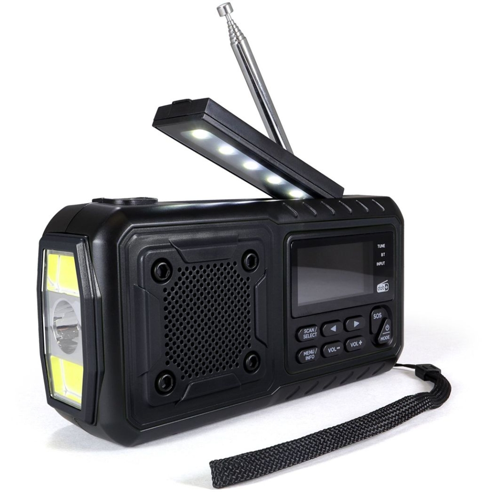Origin Outdoor Crank Radio 'Multi' DAB+ Black 180884 verlichting online bestellen bij Kathmandu Outdoor & Travel