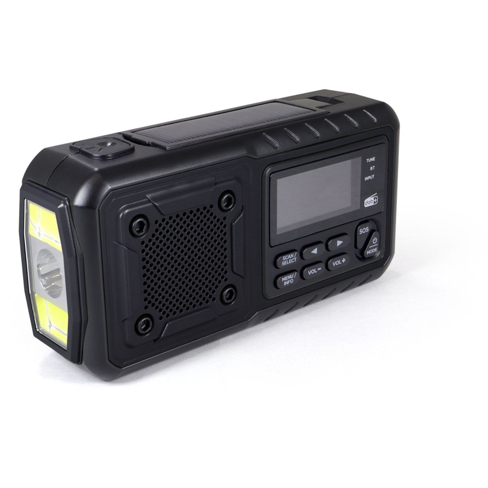Origin Outdoor Crank Radio 'Multi' DAB+ Black 180884 verlichting online bestellen bij Kathmandu Outdoor & Travel