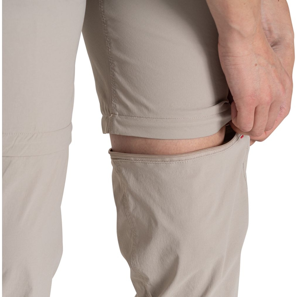 Craghoppers NosiLife Pro Convertible Trouser III Women's SoftMushroom CWJ1375-KD7-R broeken online bestellen bij Kathmandu Outdoor & Travel