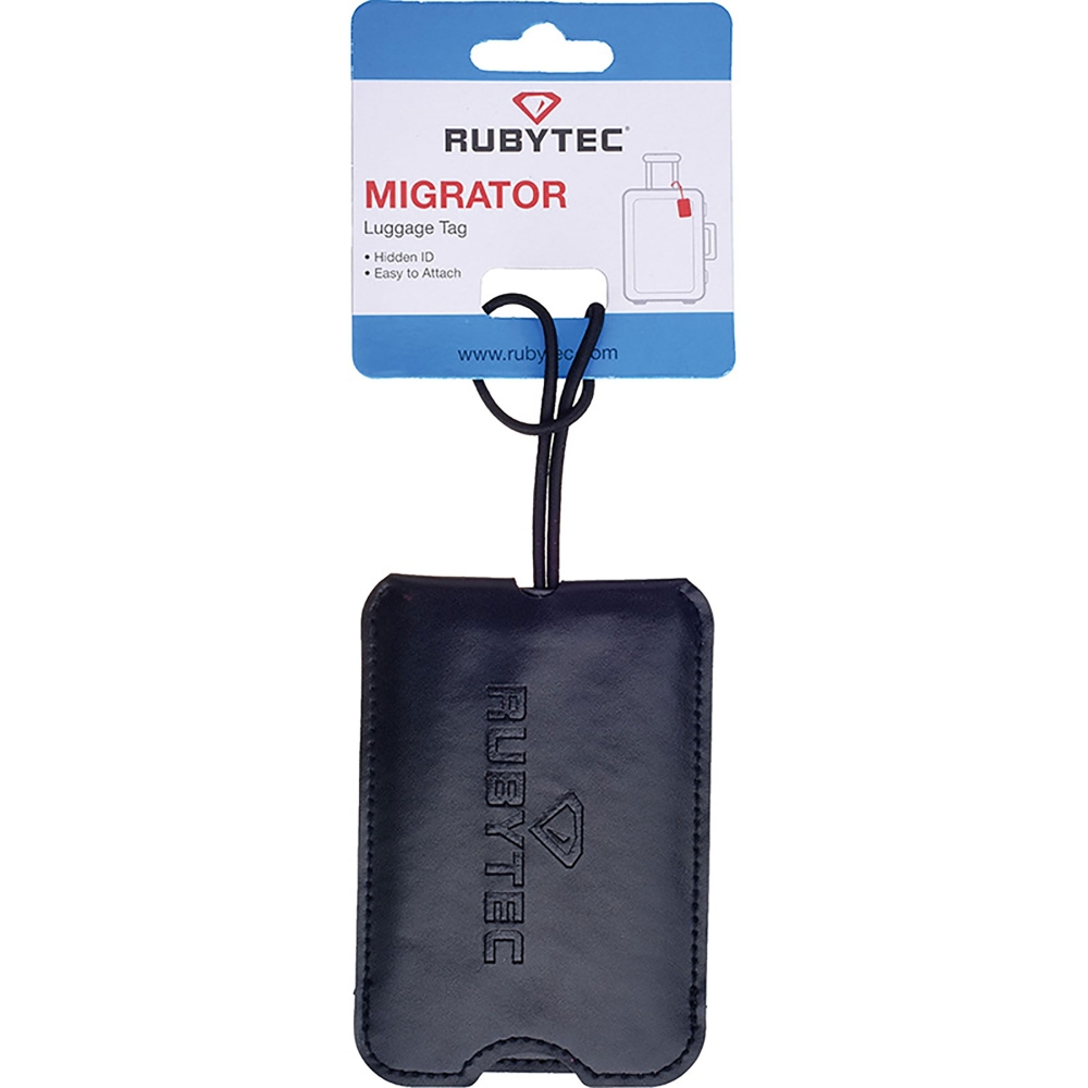 Rubytec Migrator Luggage ID Grip Black RU53010 trekkingrugzakken online bestellen bij Kathmandu Outdoor & Travel