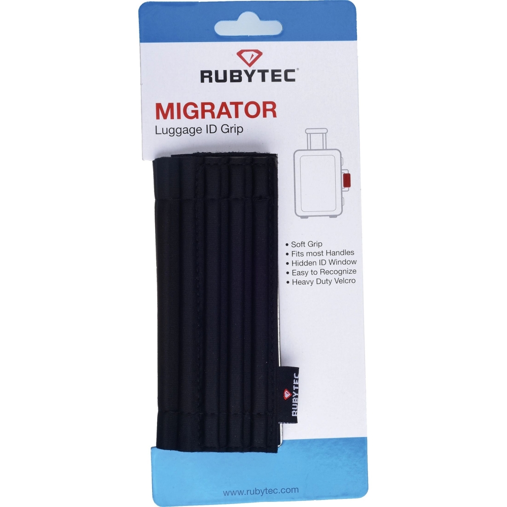 Rubytec Migrator Luggage ID Grip Black RU53010 trekkingrugzakken online bestellen bij Kathmandu Outdoor & Travel