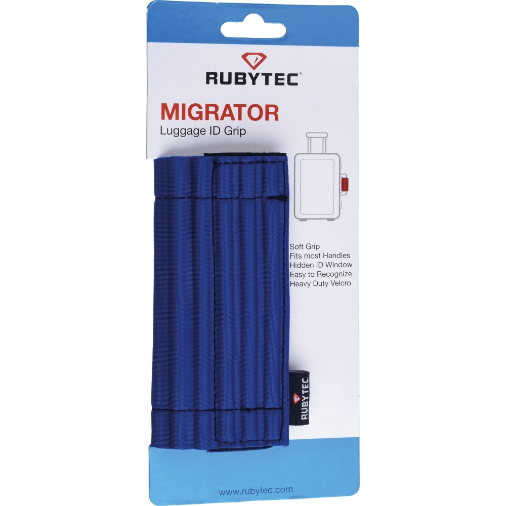 Rubytec Migrator Luggage ID Grip Blue RU53065 trekkingrugzakken online bestellen bij Kathmandu Outdoor & Travel